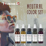 XTreme Ink 5x30ml - NEUTRAL SET